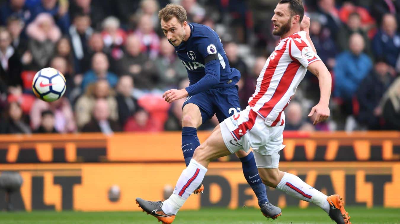 You are currently viewing Eriksen’s double gives Spurs win at Stoke
