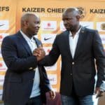 Pitso Mosimane coach of Mamelodi Sundowns and Steve Komphela former coach of Kaizer Chiefs