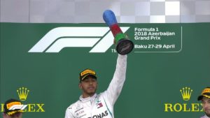 Read more about the article Hamilton wins chaotic Azerbaijan Grand Prix