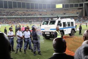 Read more about the article SAPS confirm two arrests after Moses Mabhida violence