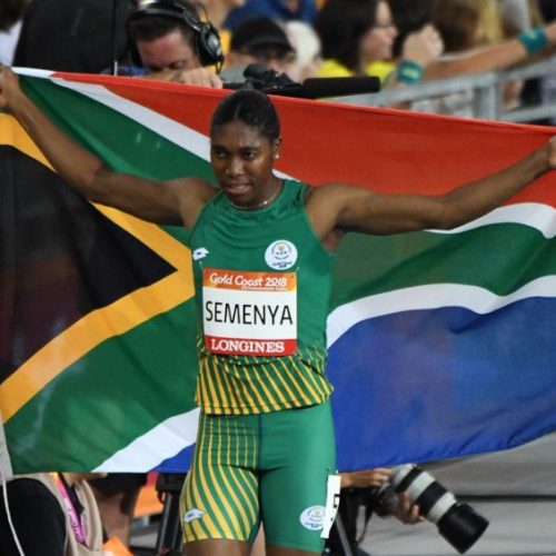 Caster wins 800m gold