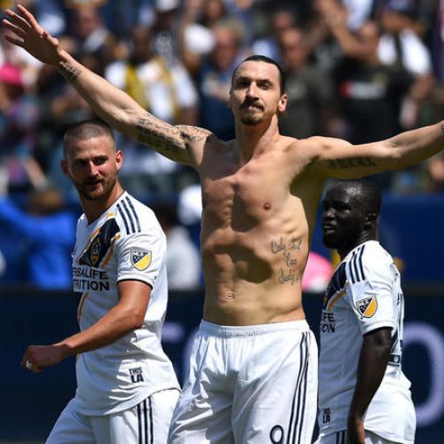 Watch: Ibra scores 40-yard stunner in Galaxy bow