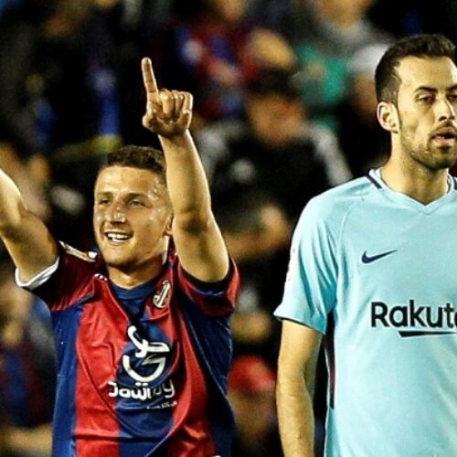 Busquets proud of Barcelona despite Levante collapse