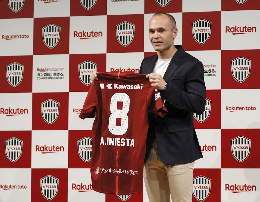 You are currently viewing Iniesta joins Japan outfit Vissel Kobe