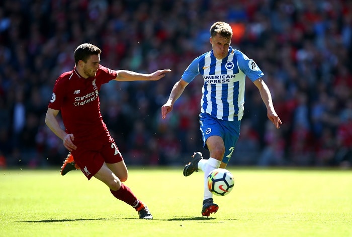 You are currently viewing Liverpool thump Brighton to secure UCL spot