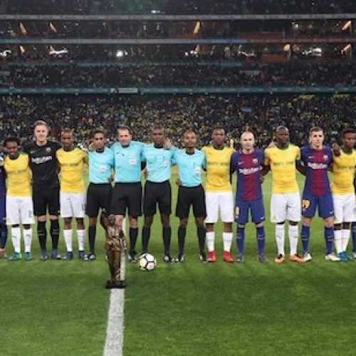 Barcelona coach: Sundowns surprised us a bit