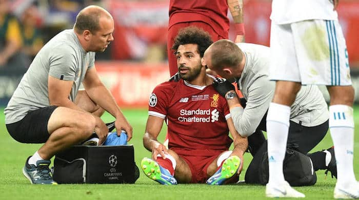 You are currently viewing Good feelings – Salah posts positive injury update