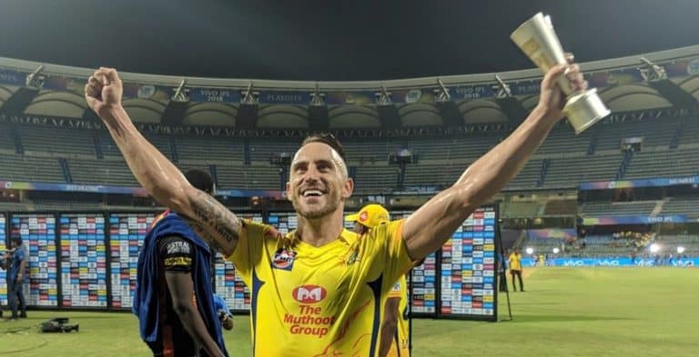 You are currently viewing Du Plessis takes Chennai into IPL final