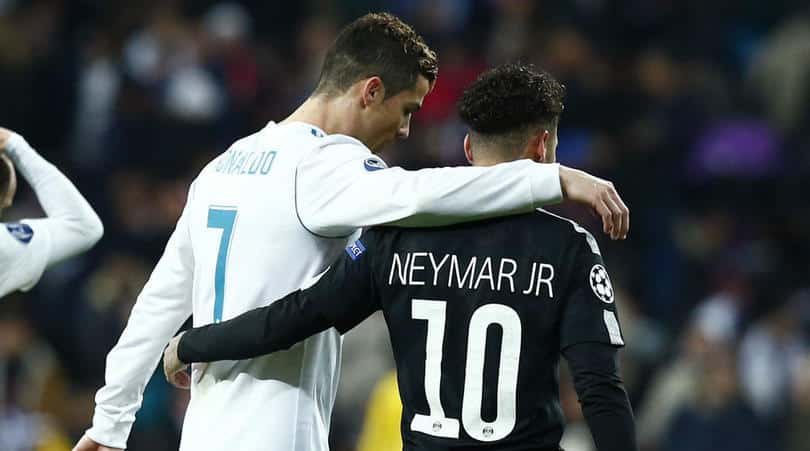 You are currently viewing Ronaldo laughs off Neymar rumours