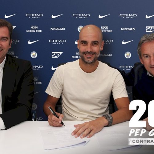 Guardiola signs new deal with City