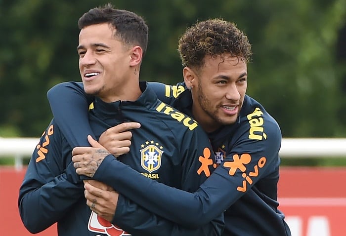 You are currently viewing Coutinho unconcerned by Neymar ankle issue