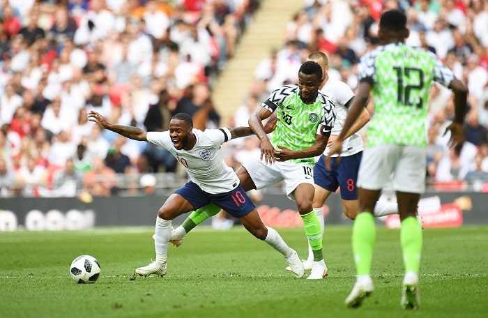 You are currently viewing England edge Nigeria at Wembley
