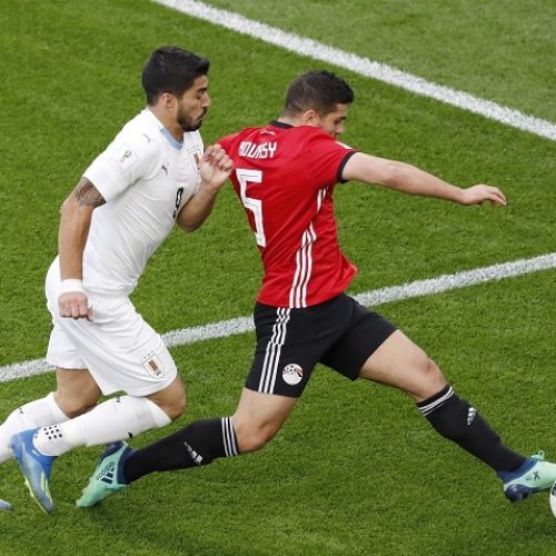 Late Gimenez winner fires Uruguay past Egypt
