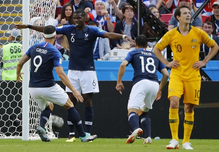 You are currently viewing Watch: Griezmann and Pogba guide France past Australia