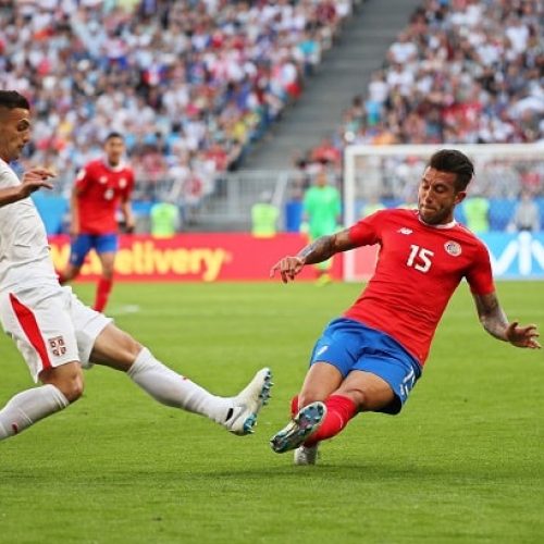 Kolarov free-kick guides Serbia past Costa Rica