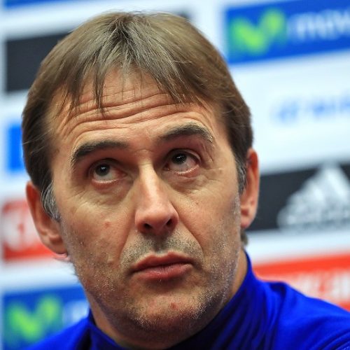 Spain sack Lopetegui after Madrid announcement