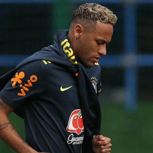 Neymar returns to Brazil training after injury scare