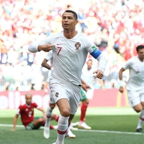 Watch: Record-breaker Ronaldo downs Morocco