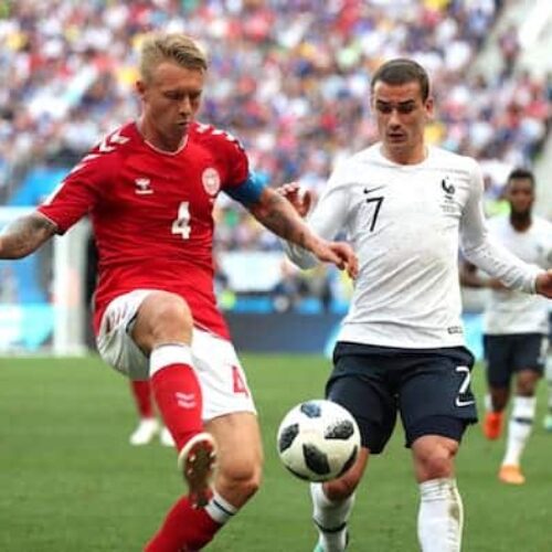 France, Denmark ease into last-16