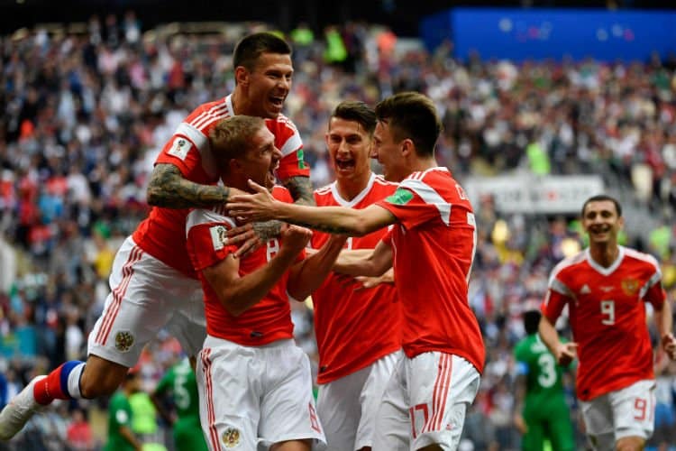 You are currently viewing Highlights: Hosts Russia thrash Saudi Arabia in WC opener