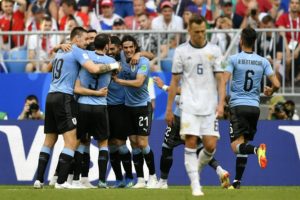 Read more about the article Smolnikov sees red as Uruguay thrash Russia