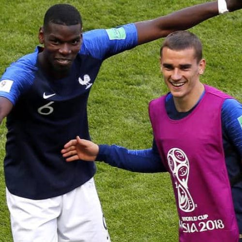 Pogba defends France teammate Griezmann