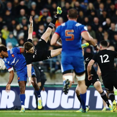 All Blacks prevail after France see red