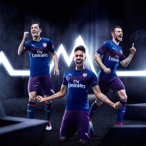 Puma reveals new Arsenal away kit