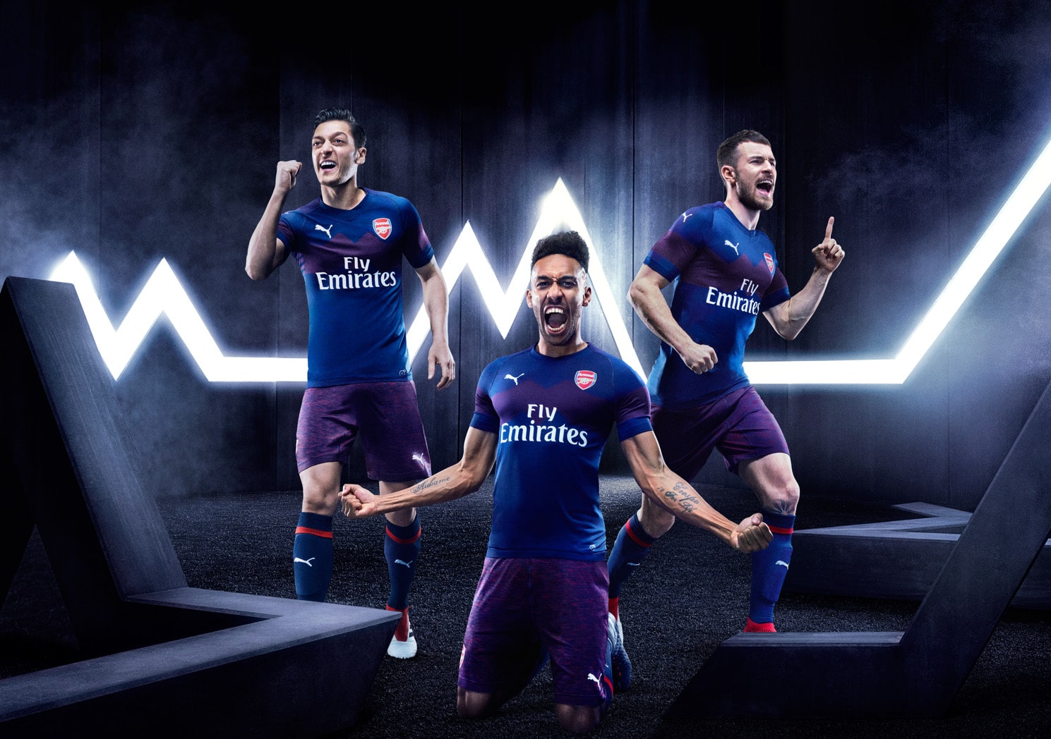 Puma reveals new Arsenal away kit