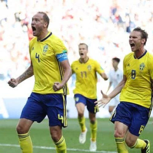 Sweden edge Korea Republic