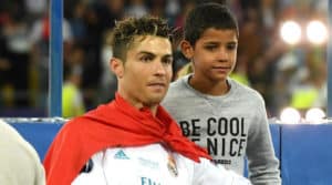 Read more about the article Watch: Ronaldo Jr outshines superstar dad