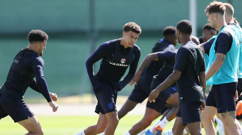 You are currently viewing Alli back in England training