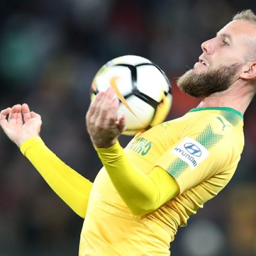 Mosimane, Brockie comment on striker’s future at Sundowns