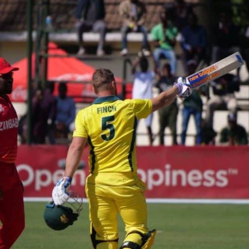 Finch smashes world record T20I score