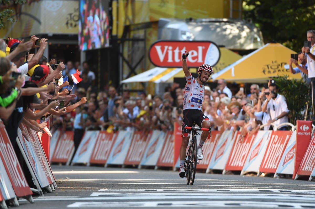 You are currently viewing Second stage win for Alaphilippe