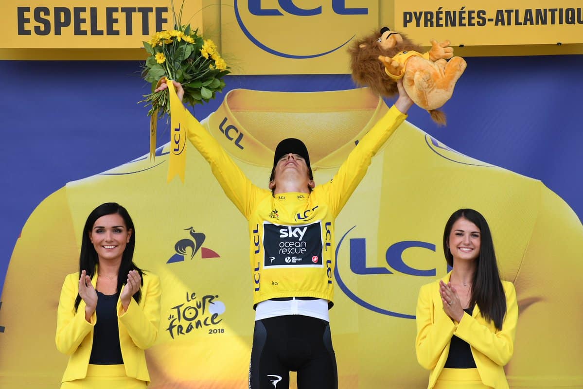 You are currently viewing Thomas celebrates Tour de France triumph