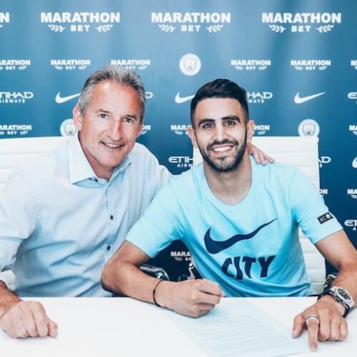 Man City sign Riyad Mahrez