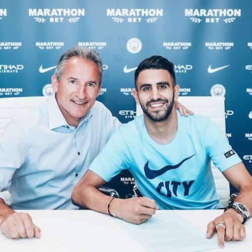 Man City sign Riyad Mahrez