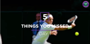 Read more about the article Wimbledon: Things you may have missed (Day 1)