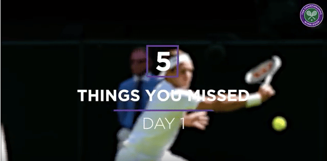 You are currently viewing Wimbledon: Things you may have missed (Day 1)