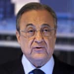 Real Madrid president Florentino Perez