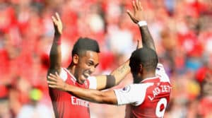 Read more about the article Aubameyang’s a friend, not a foe – Lacazette