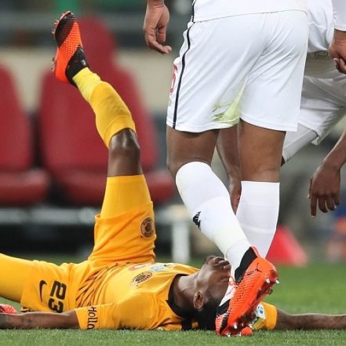 Molangoane suffers broke ankle