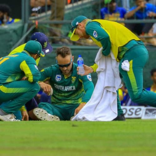 Du Plessis out of Sri Lanka tour