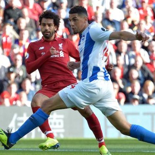 Liverpool top of table after Brighton win