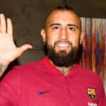Arturo Vidal of Barcelona