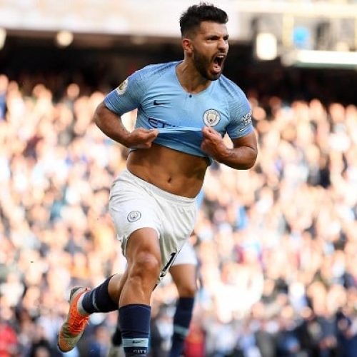 Aguero, Sterling score as City ease past Brighton