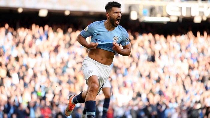 You are currently viewing Aguero, Sterling score as City ease past Brighton