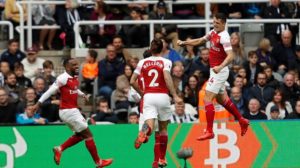 Read more about the article Xhaka, Ozil fire Arsenal past Newcastle