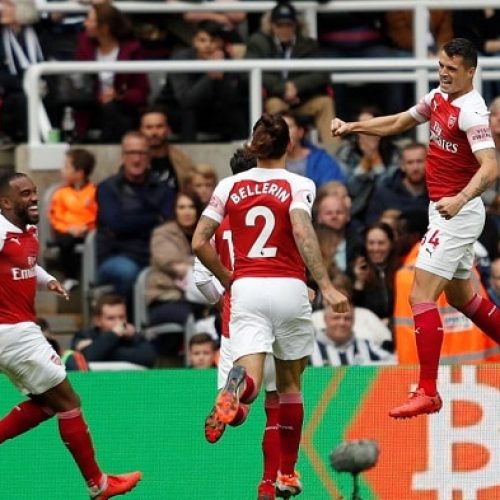 Xhaka, Ozil fire Arsenal past Newcastle